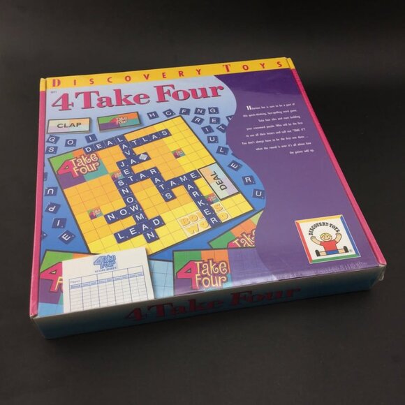 Discovery Toys 3071 4 Take Four Spelling Crossword Game Teacher Homeschool - Picture 2 of 4